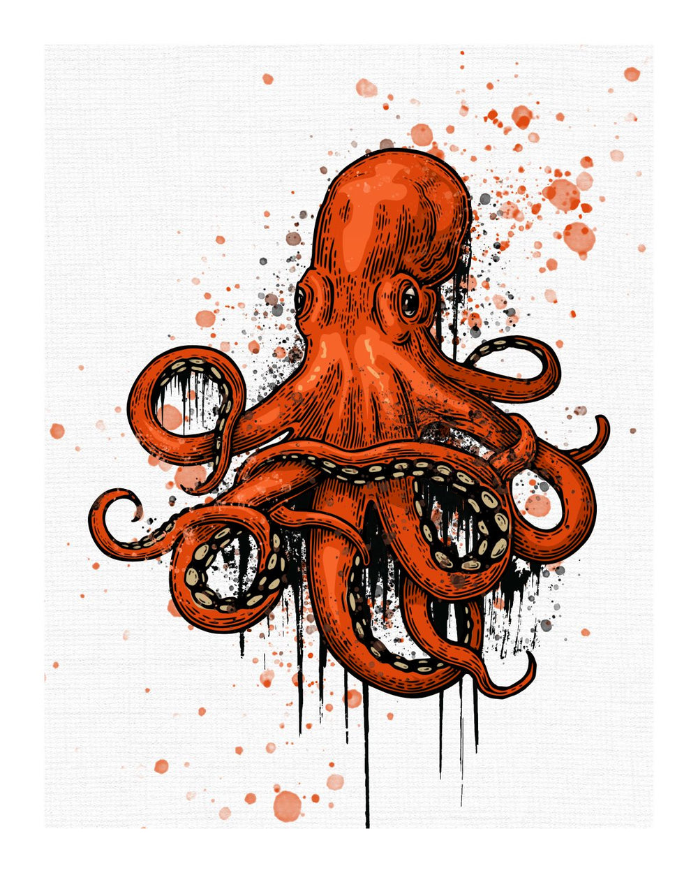 Splattered Octopus