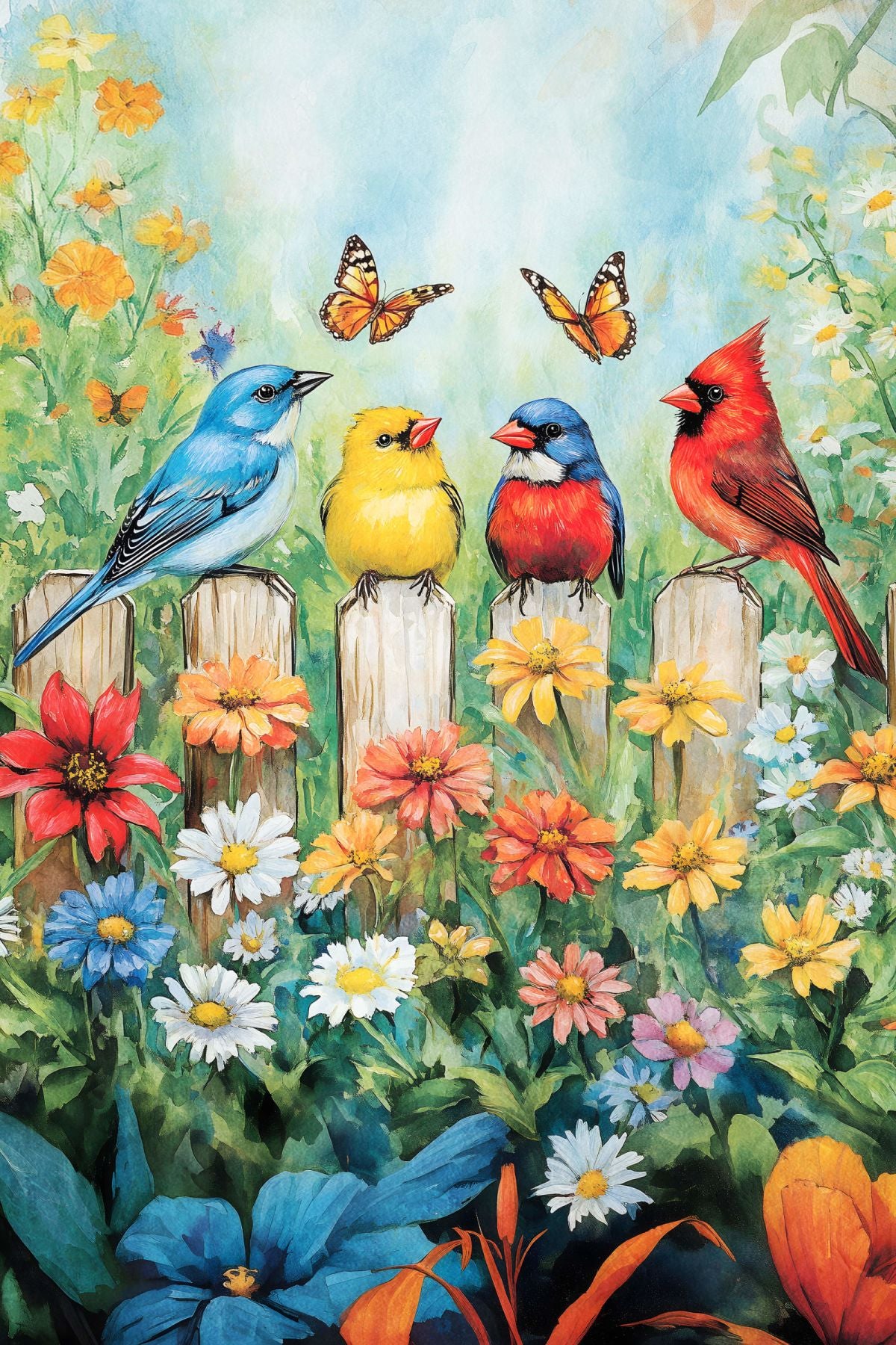Fluttering Friends