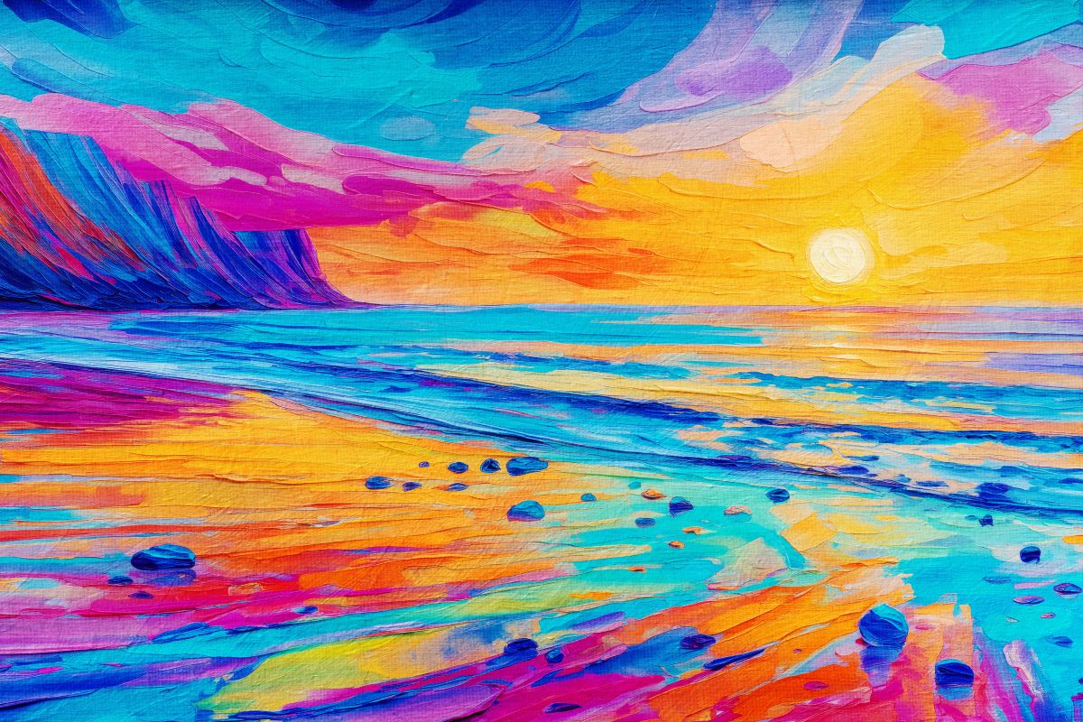 Colorful Beach Sunrise