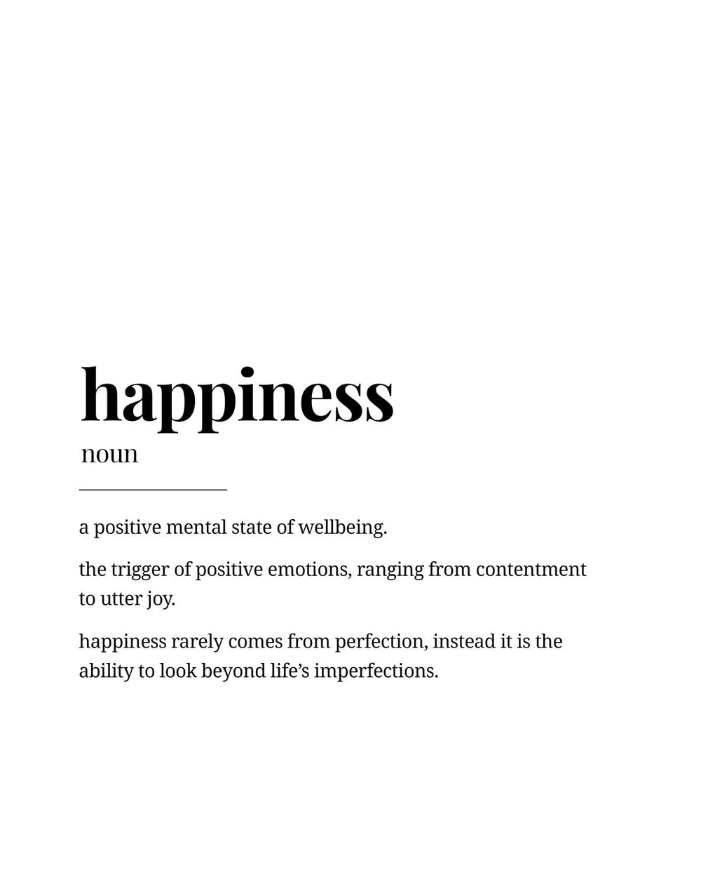Happiness Definition