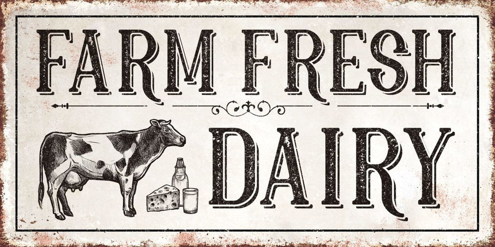 Farm Fresh Dairy Sign