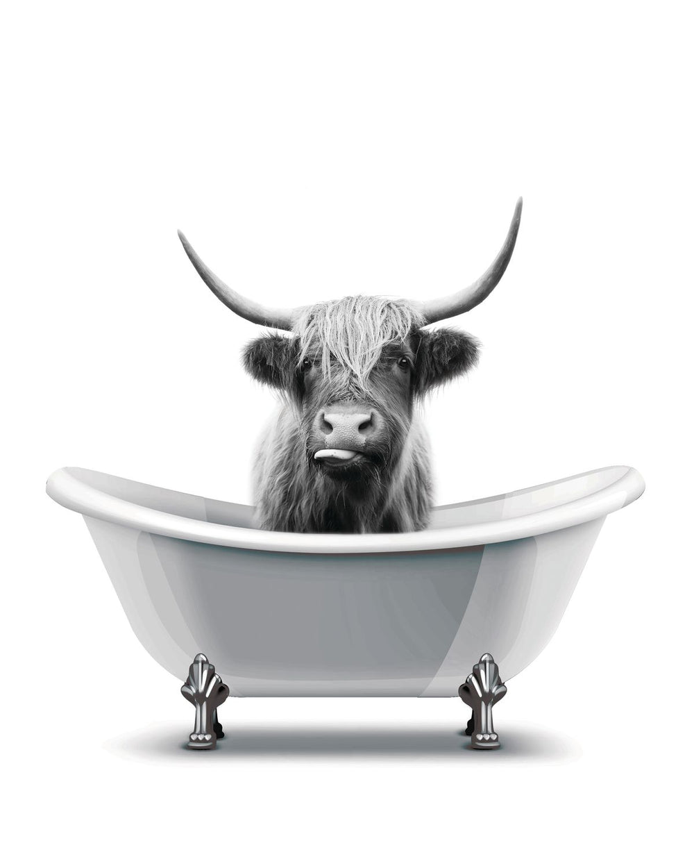 Bathtub Animal Highland Cow