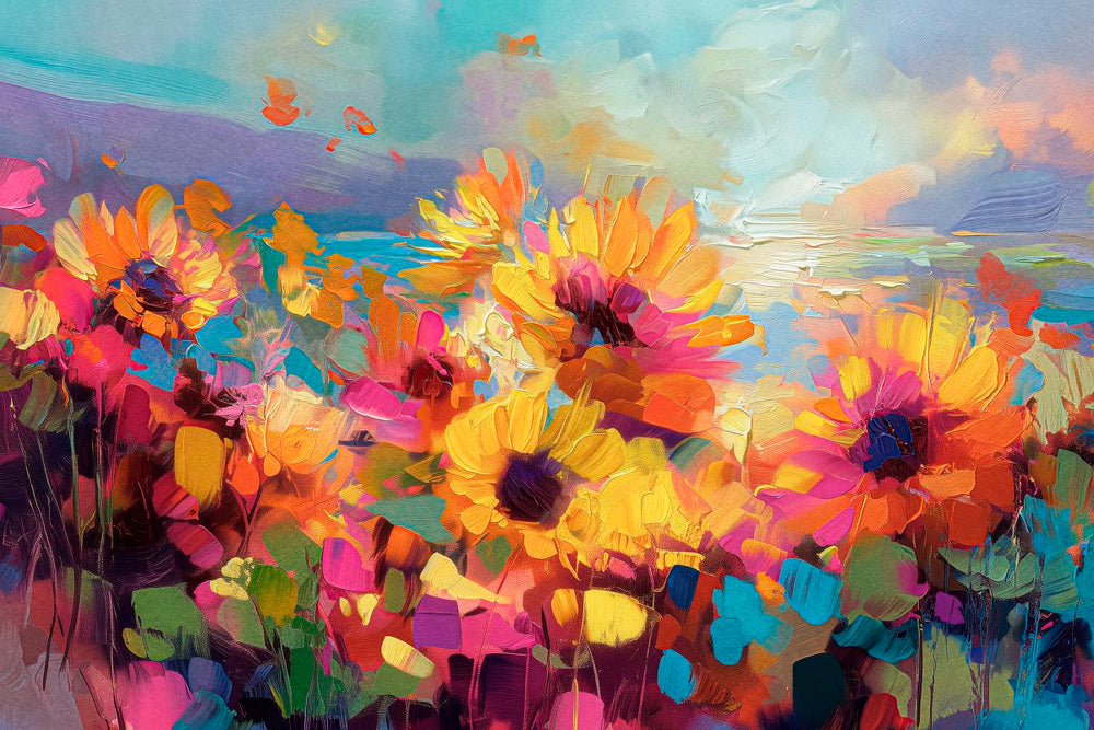 Field Of Golden Blooms