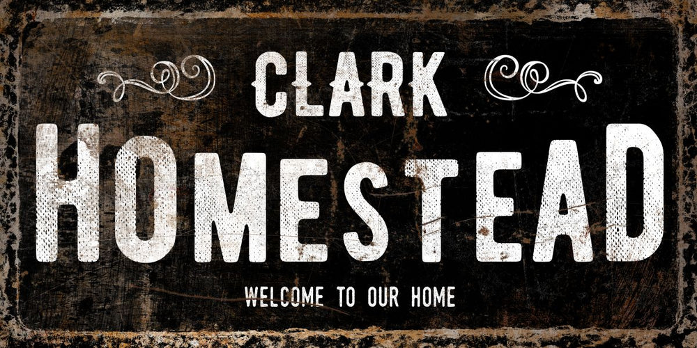 Clark Homestead Typography