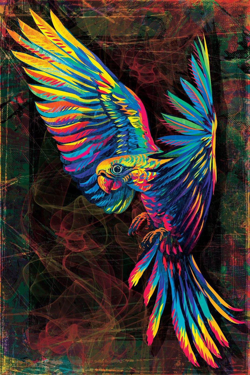 Colorful Amazon Parrot