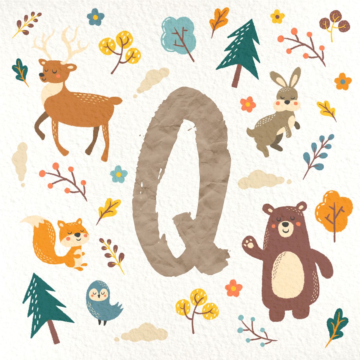 Animals Q Alphabet