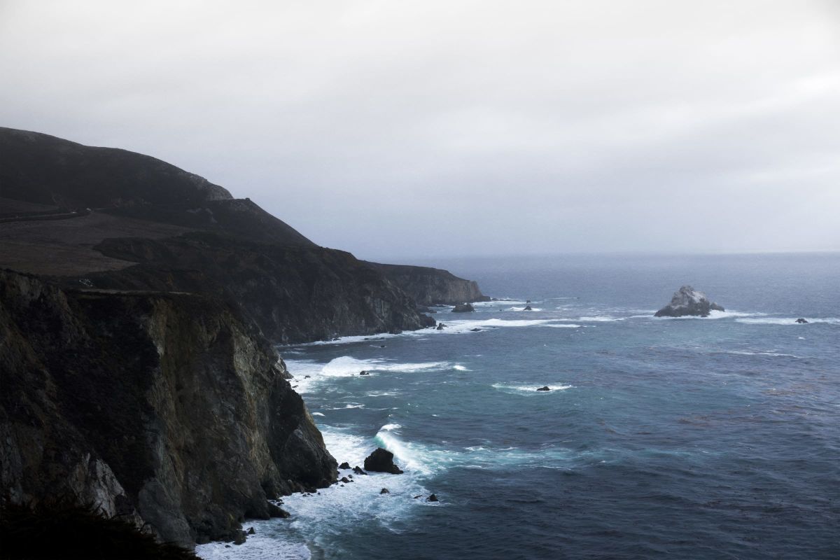 Clouds Over Big Sur Coastline