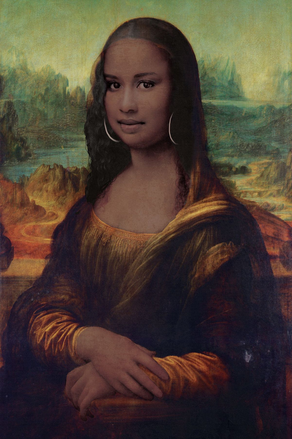 Mona Lisa Inspired African American