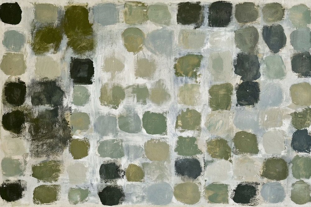 Olive and Gray Abstract Grid