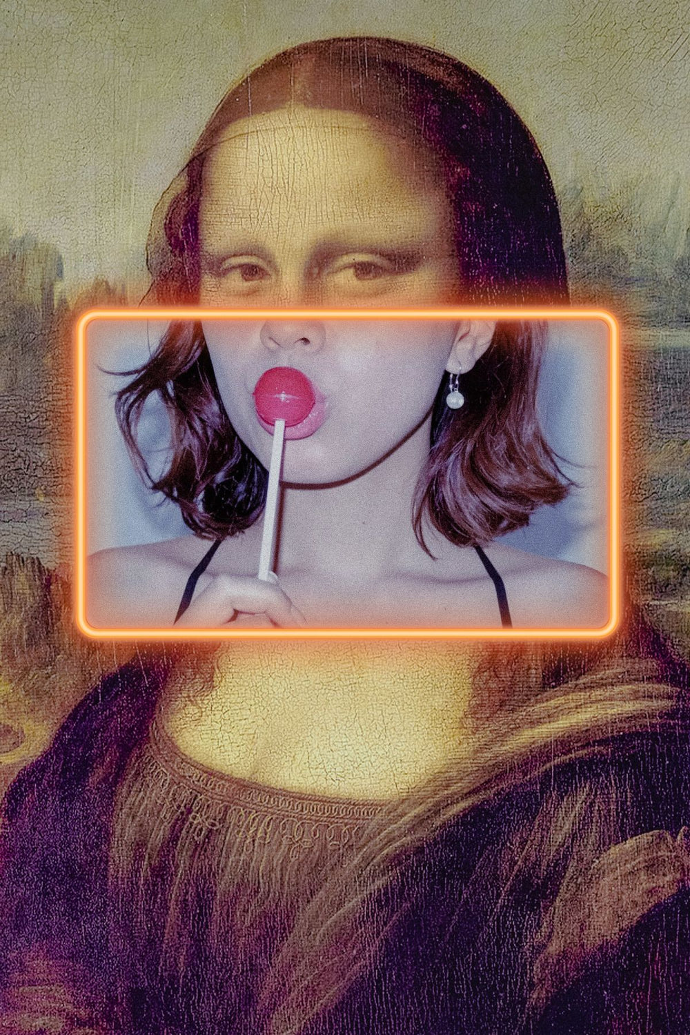 Mona Lisa Lollipop