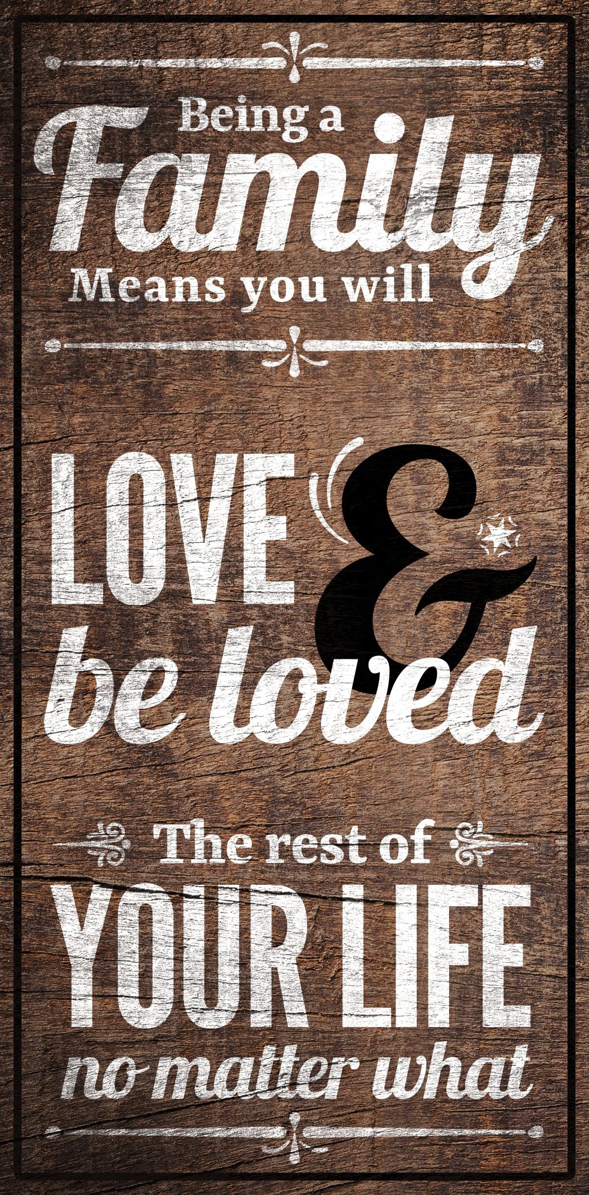 Love And Be Loved Family Quote