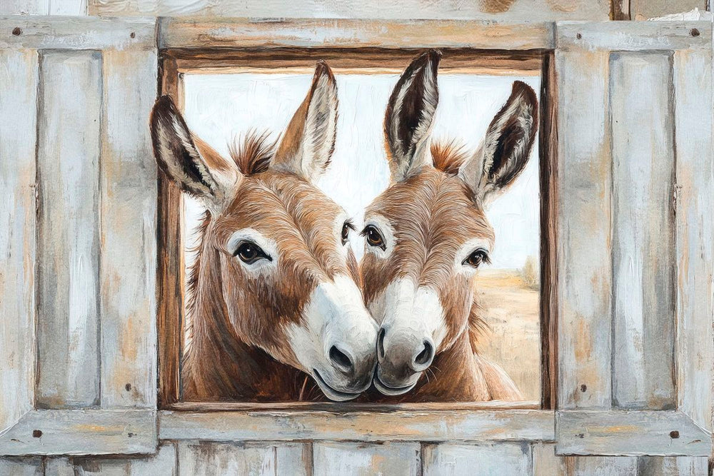 Donkeys In Love