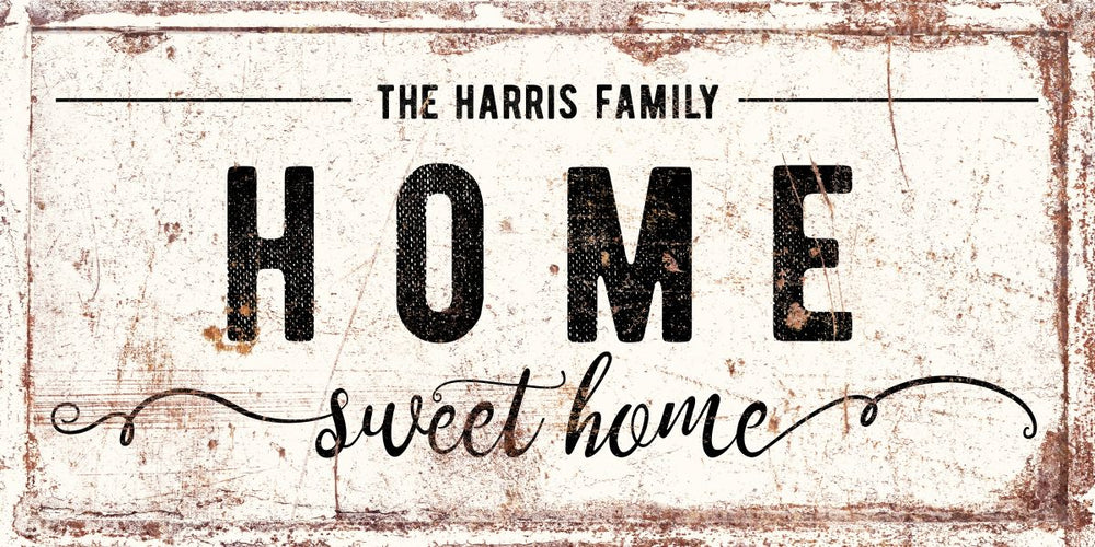 Harris Family Home Sign