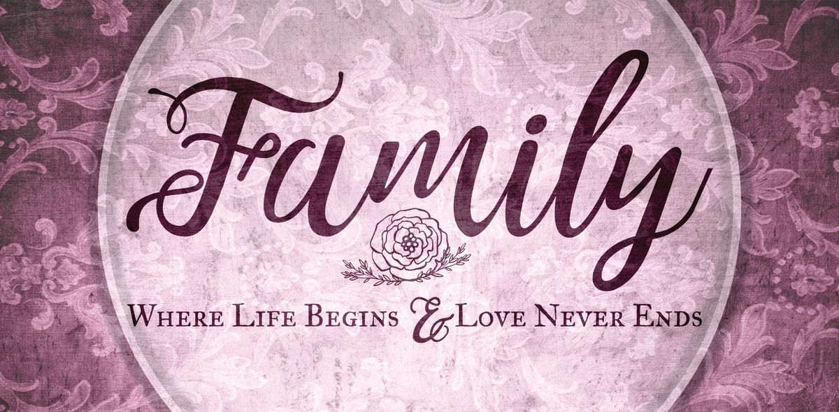 Vintage Family Life Sign – Pineapple Licensing