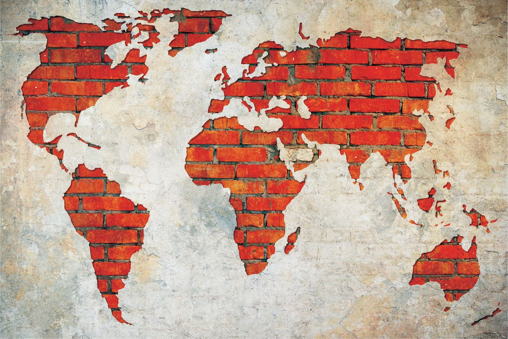 Brickwork World Map