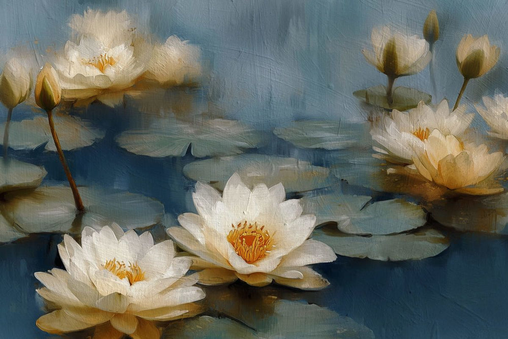 Blooming White Lotus