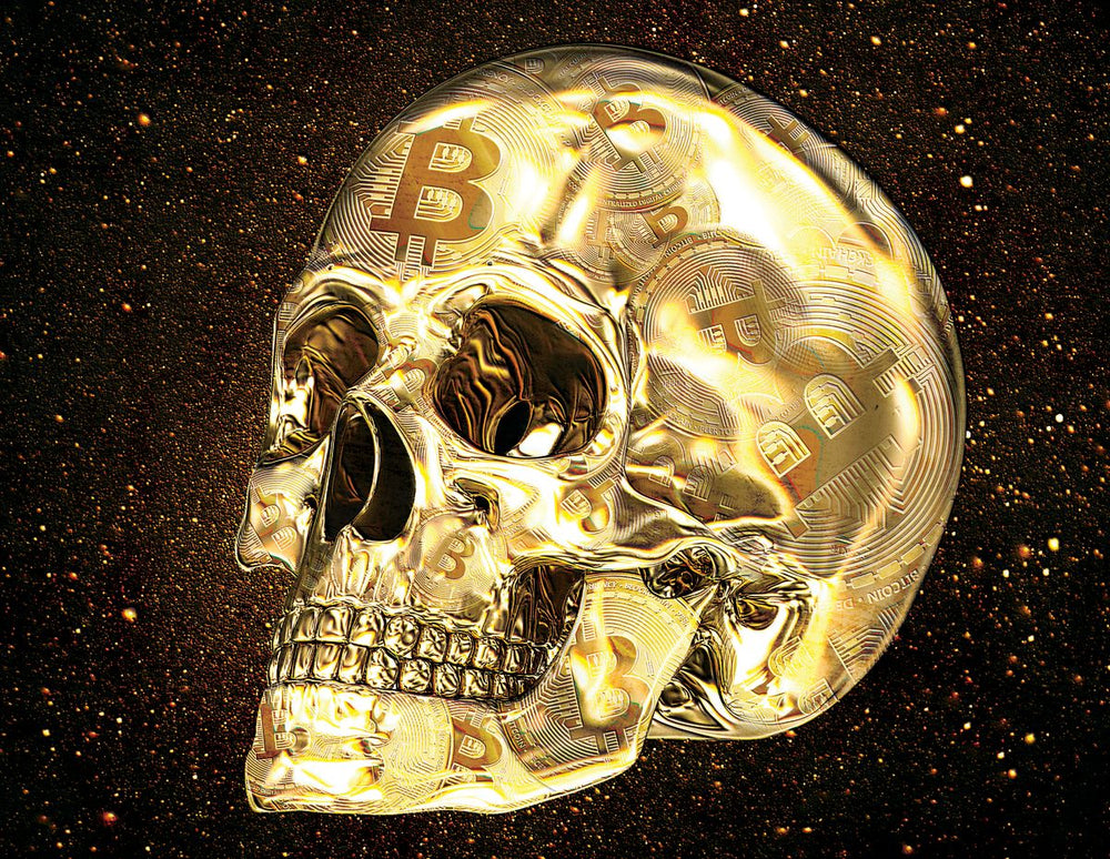 Bitcoin Skull