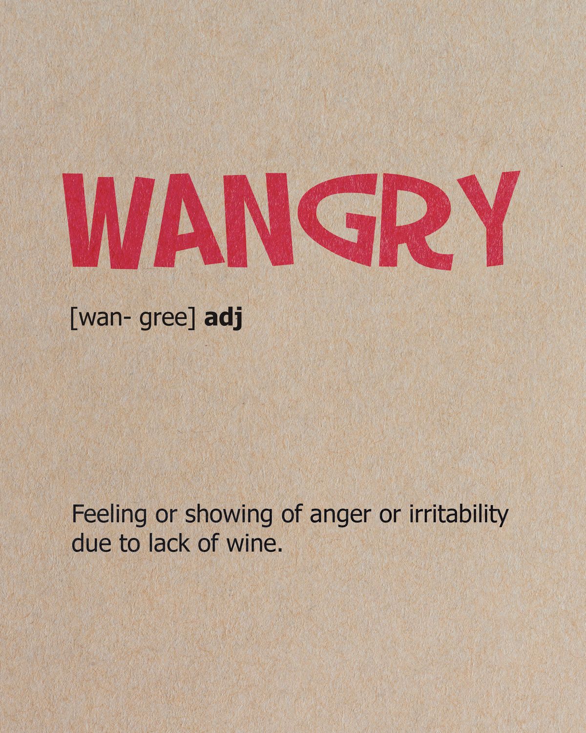 Wangry Definition