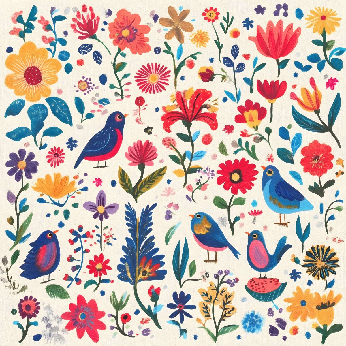 Birds And Blooms