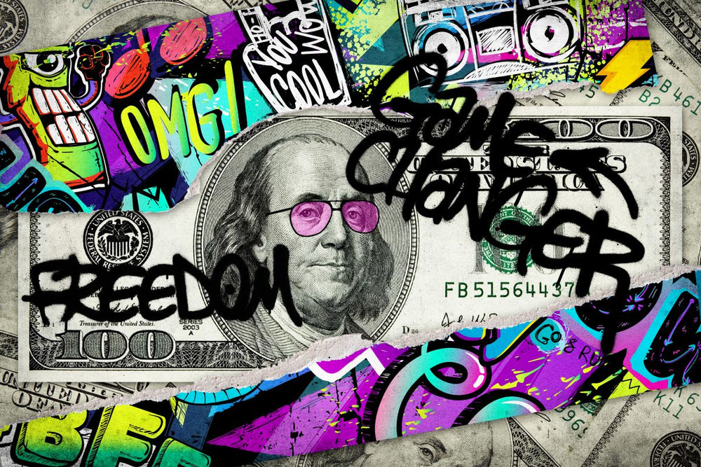 Benjamin Graffiti Money