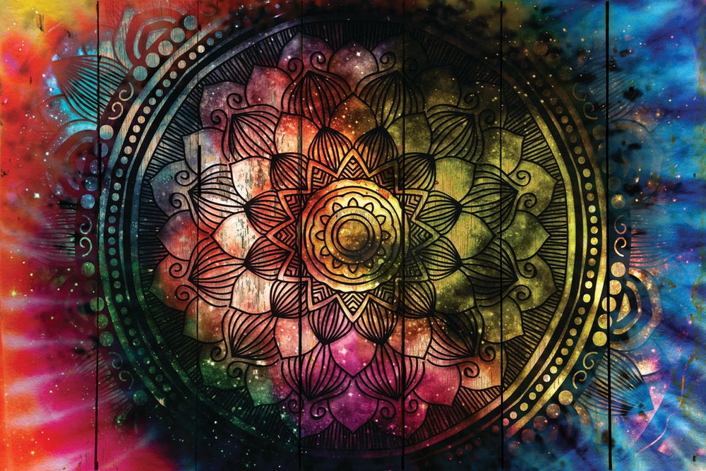 Interstellar Tie Dye Mandala