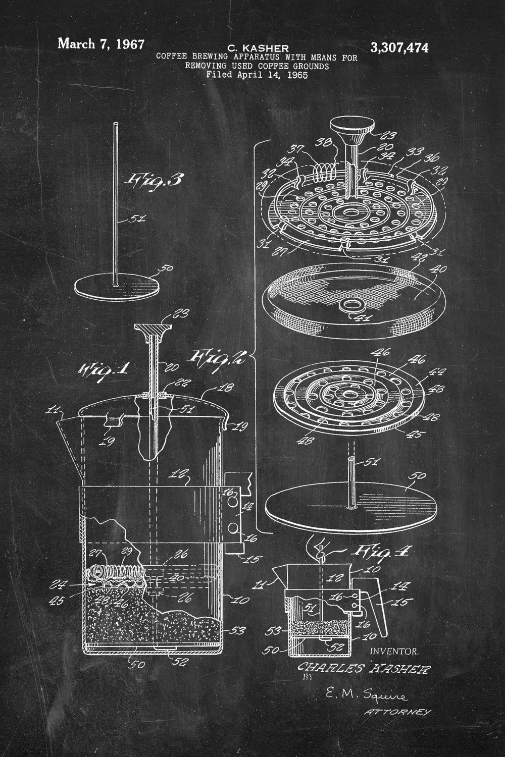 Coffee Brewing Apparatus BW Patent