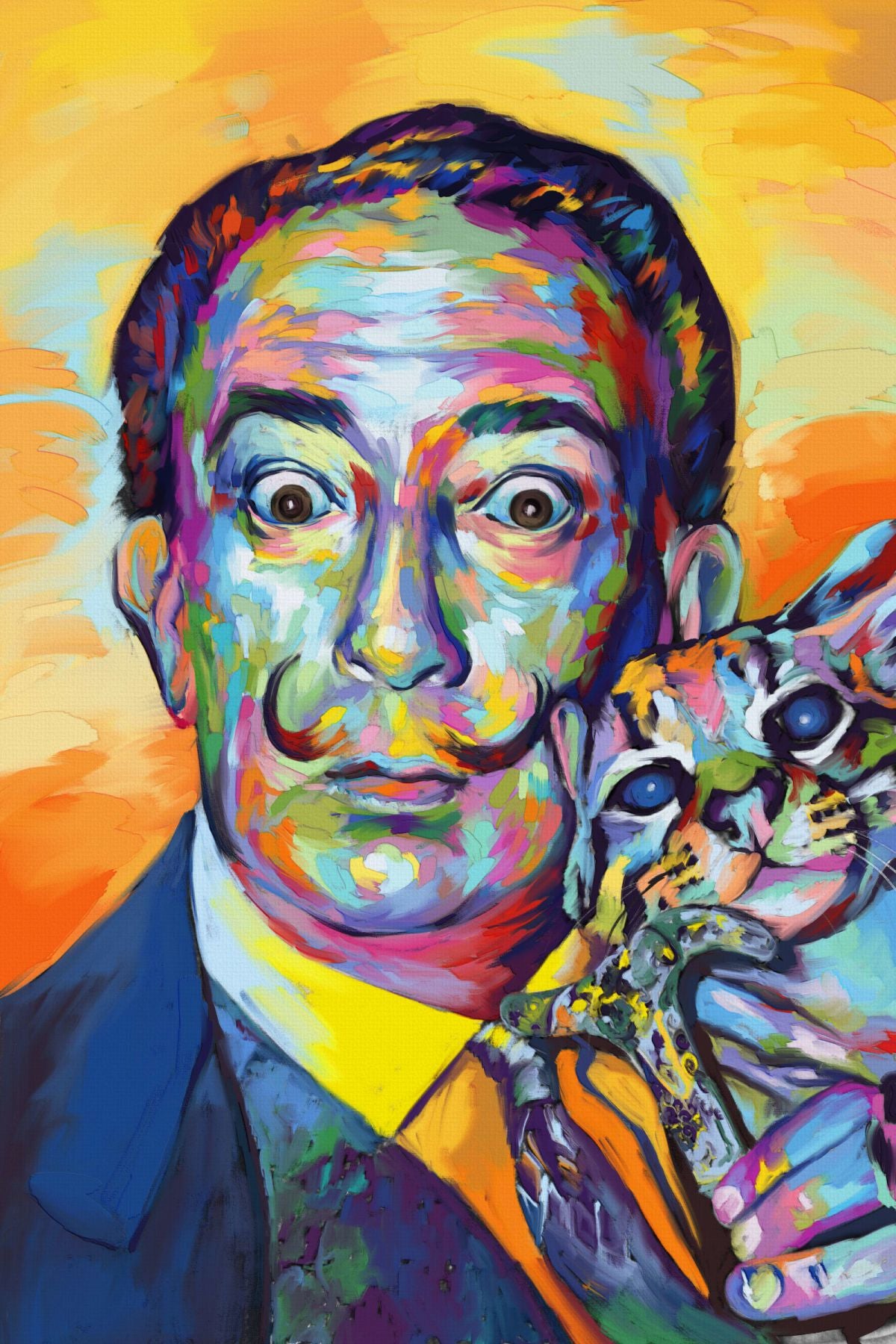 Salvador Dali Brushed Pigments