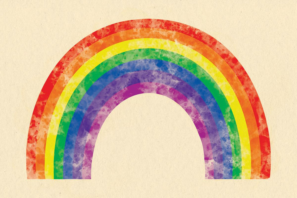 Grunge Vintage Rainbow