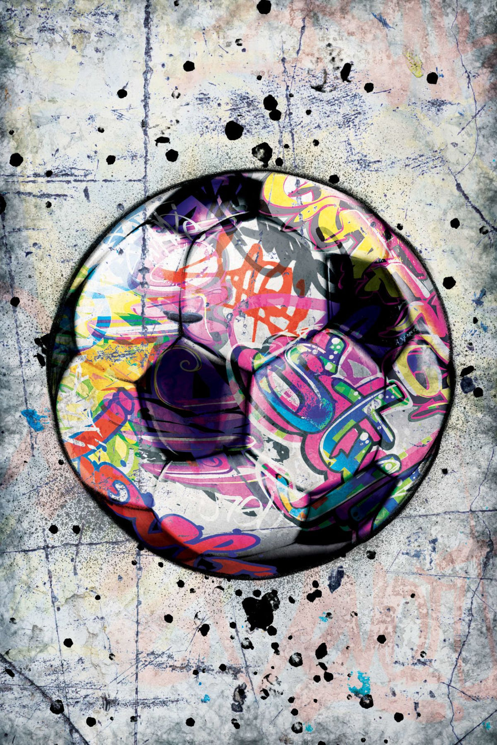 Soccer Ball Graffiti