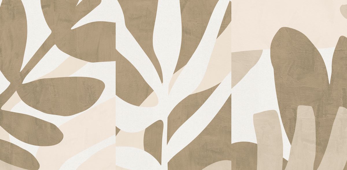 Neutral Foliage Triptych