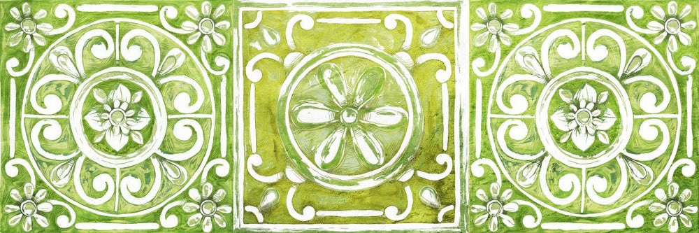 Green Ornamental Tiles