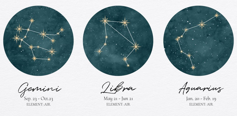 Zodiac Constellation Trio