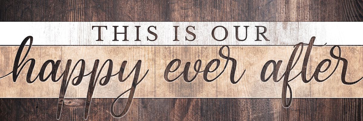 Our Happy Ever After Typography