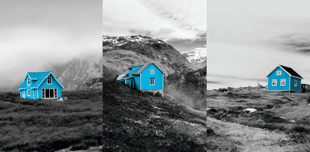 Norwegian Blue Houses Pop