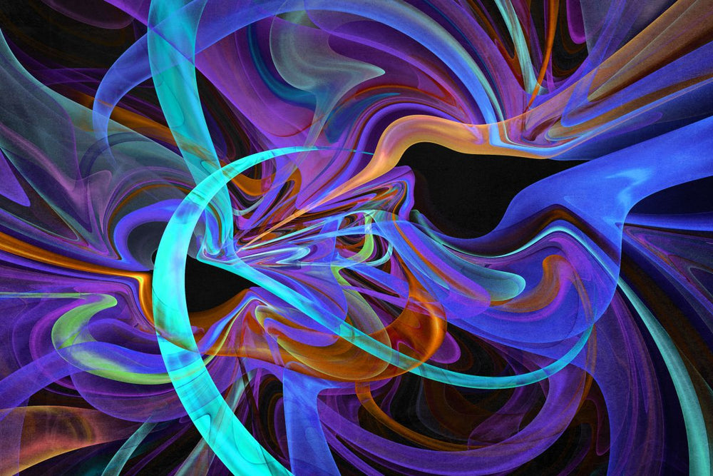 Neon Vortex Abstract