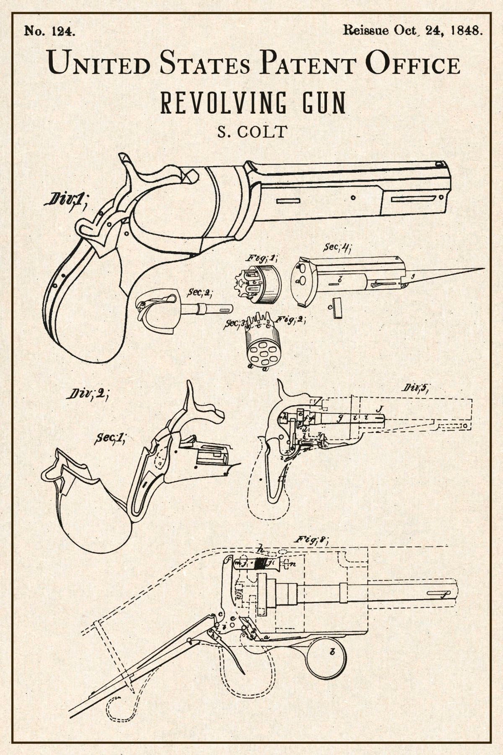 Revolving Gun Patent