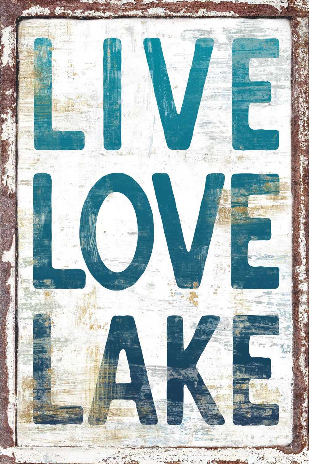 Live Love Lake Typography