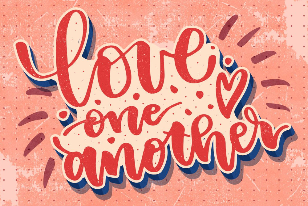 Love One Another Typography