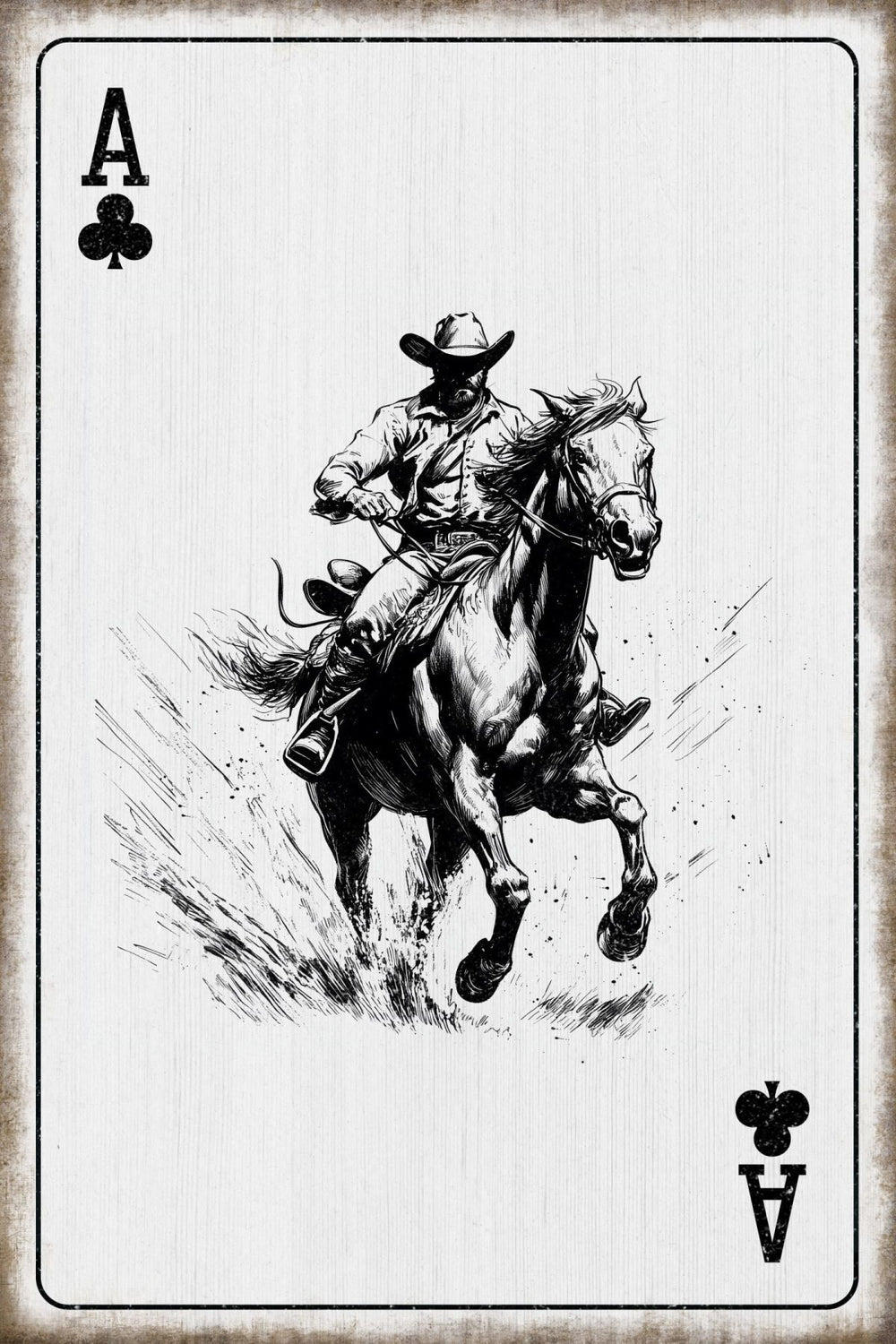 Ace Flower With Cowboy
