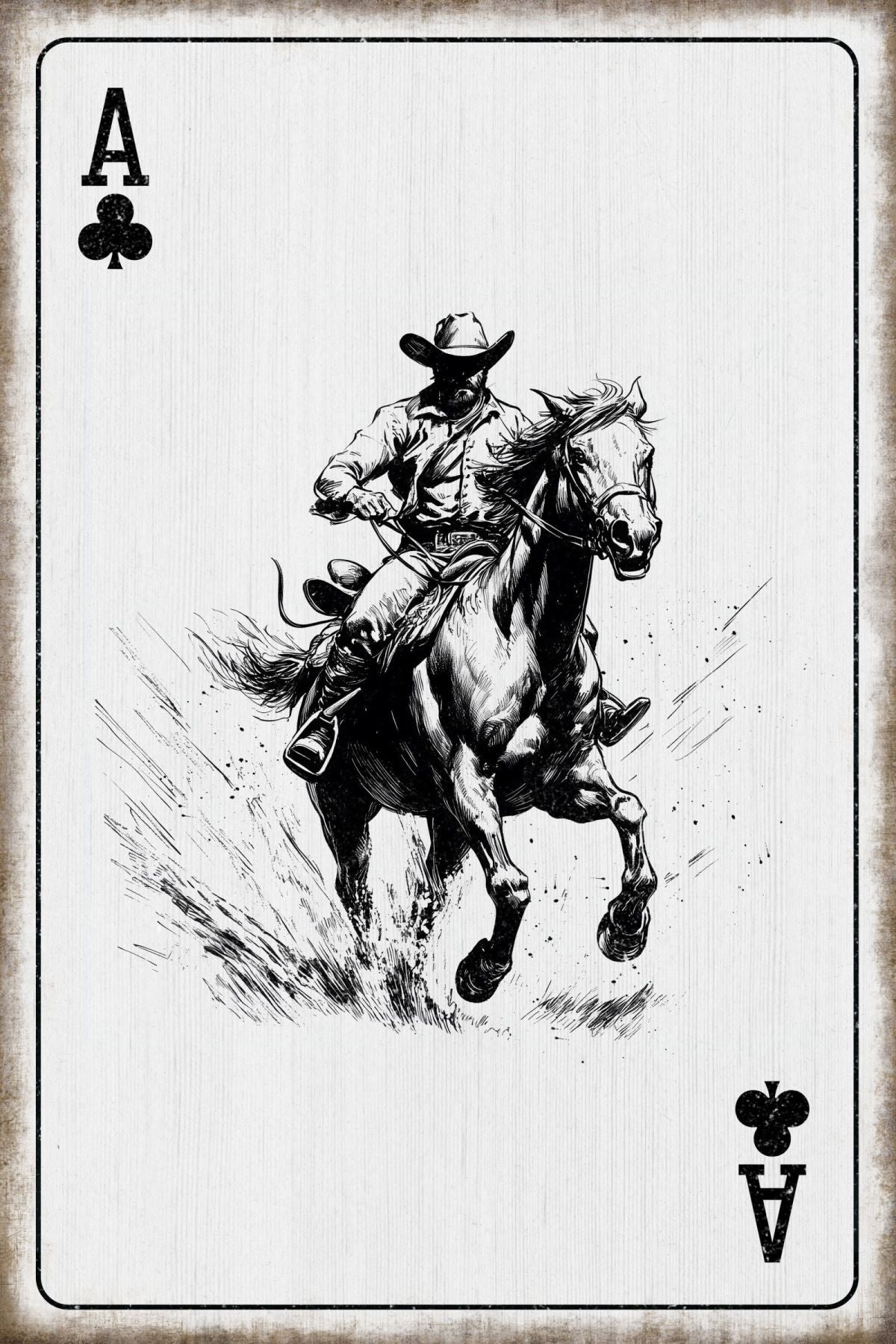 Ace Flower With Cowboy