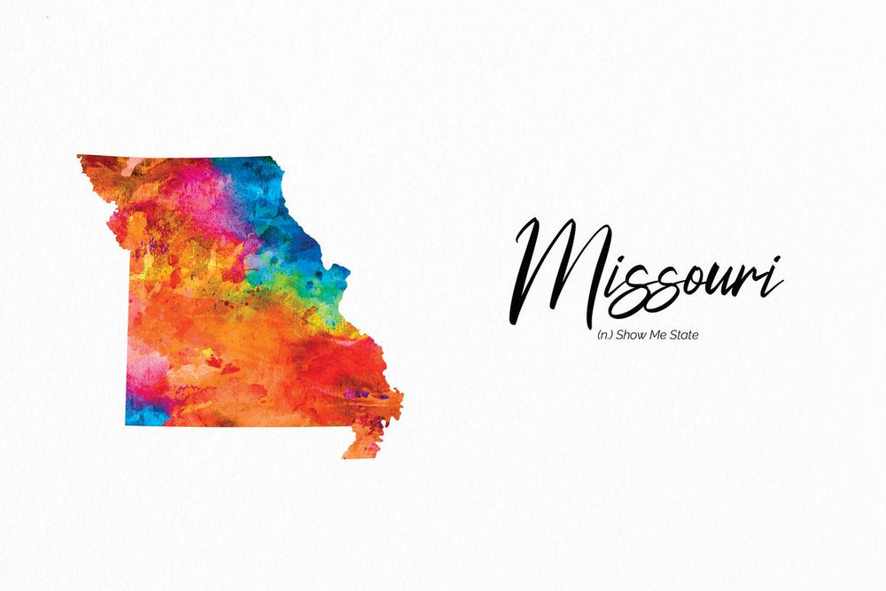 Show Me State Missouri Map