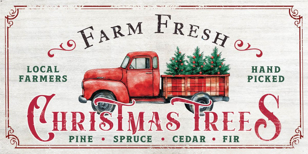 Farm Fresh Christmas Trees Sign