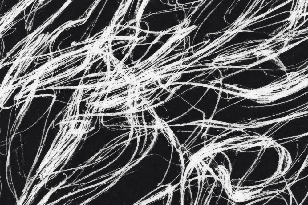 Abstract White Threads