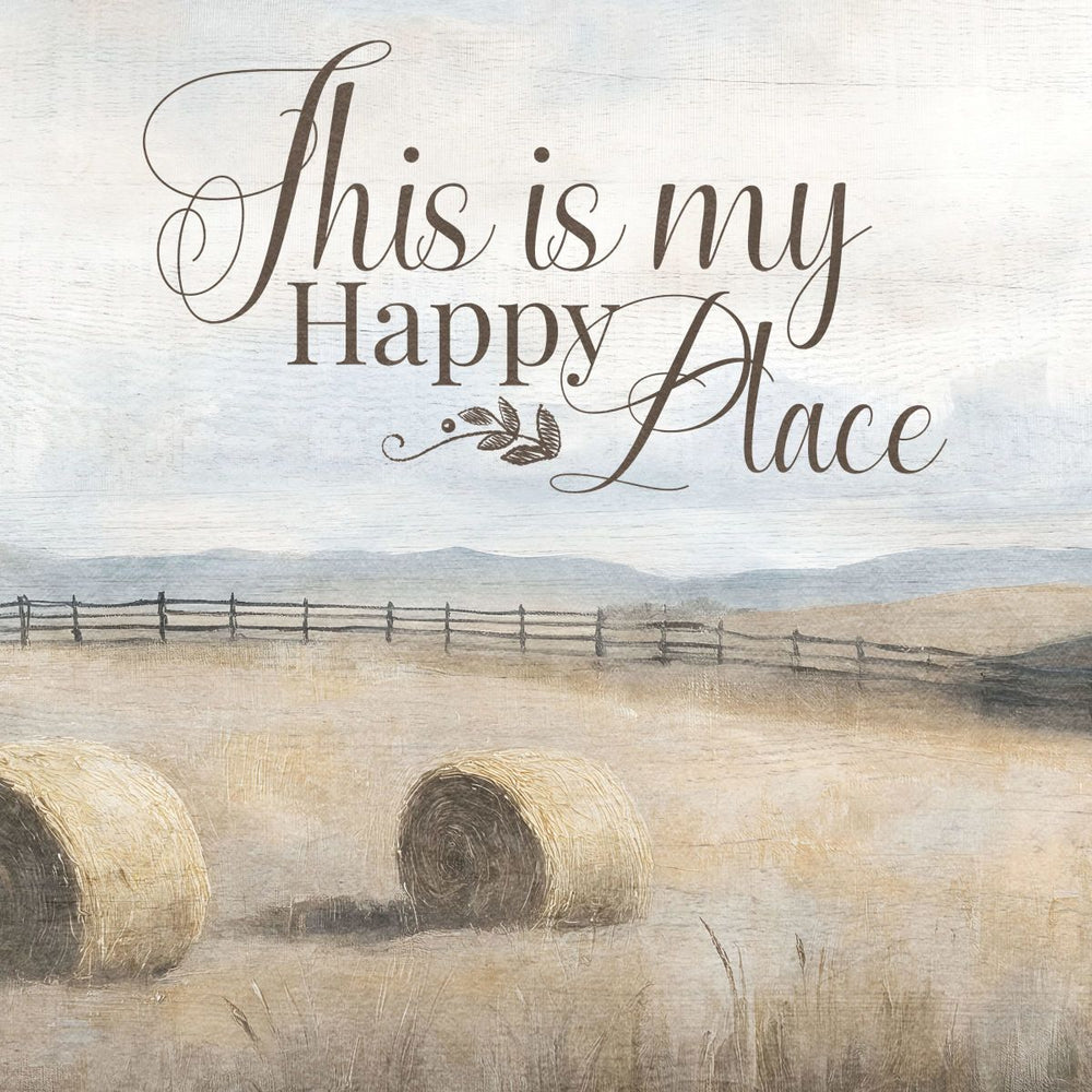 Farmland This Is My Happy Place Wall Art