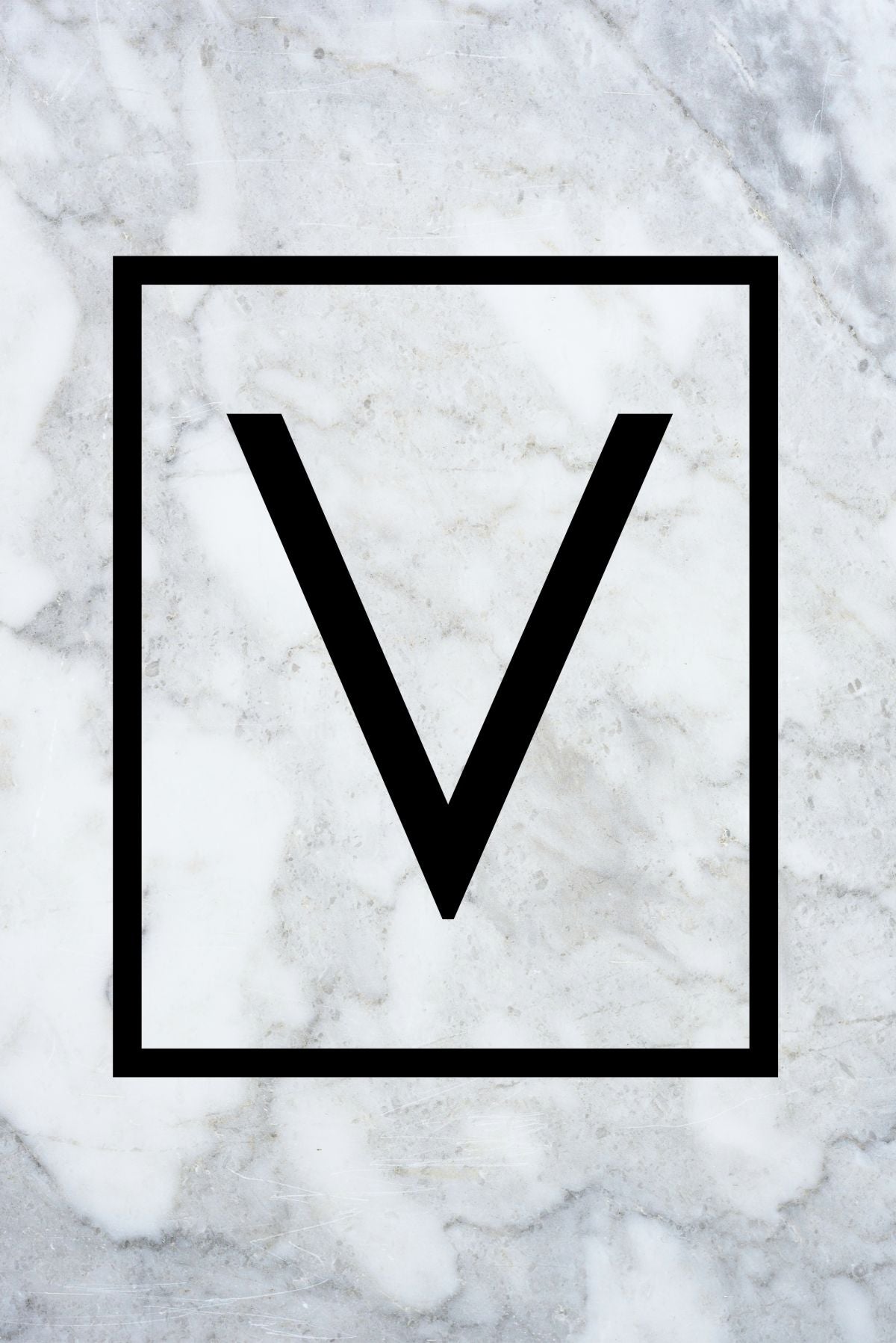 Marble V Monogram