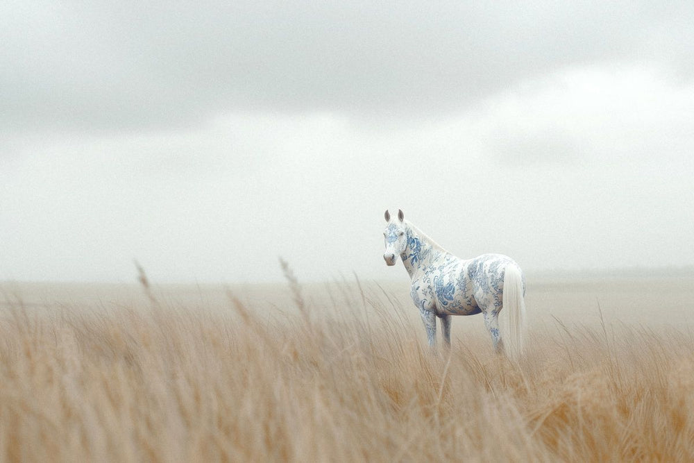 Calm Horse In A Field