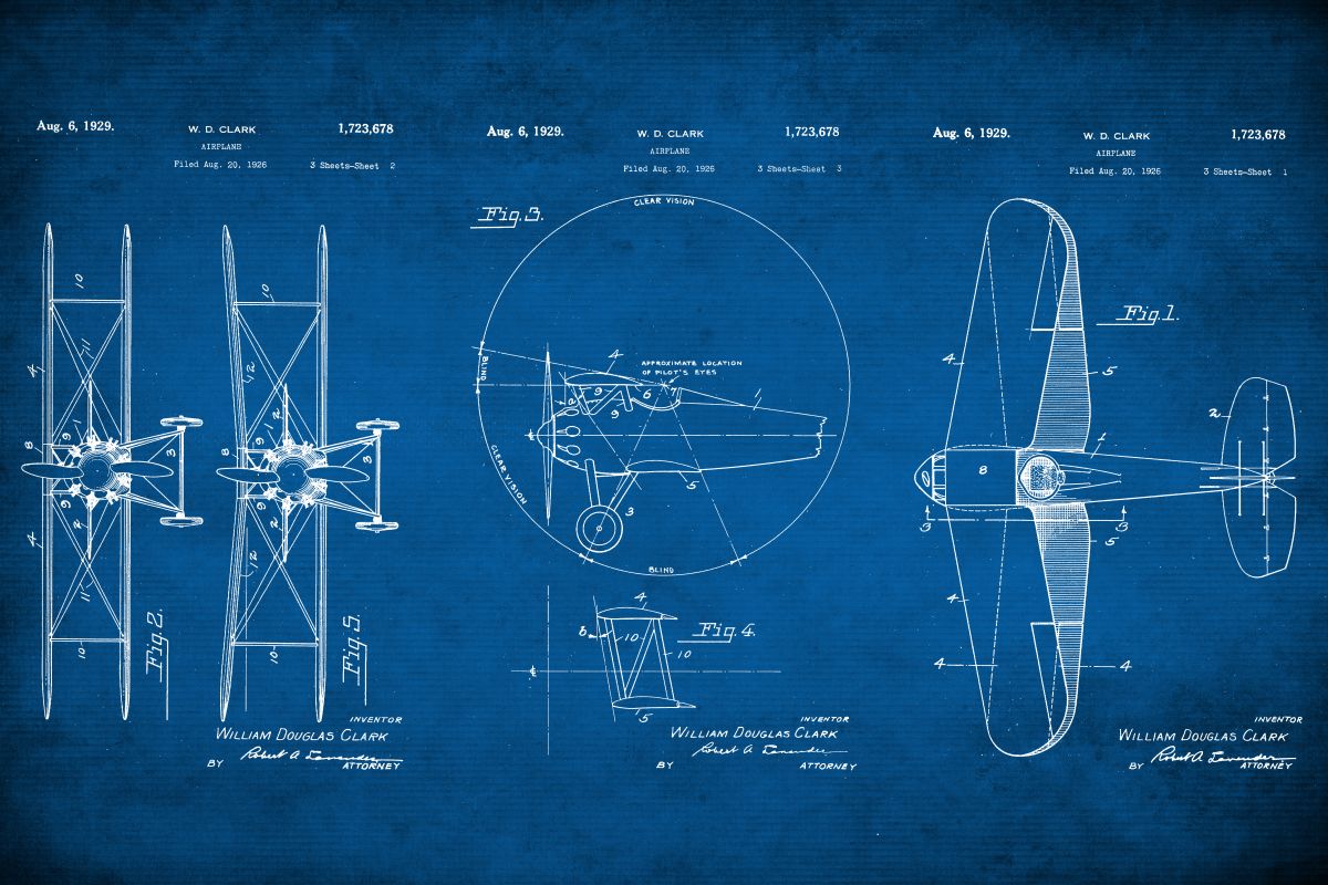 Airplane Blueprint