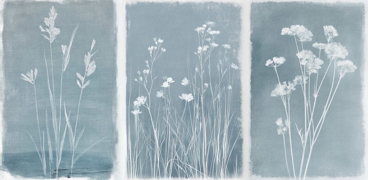 Dainty Flowers Triptych II