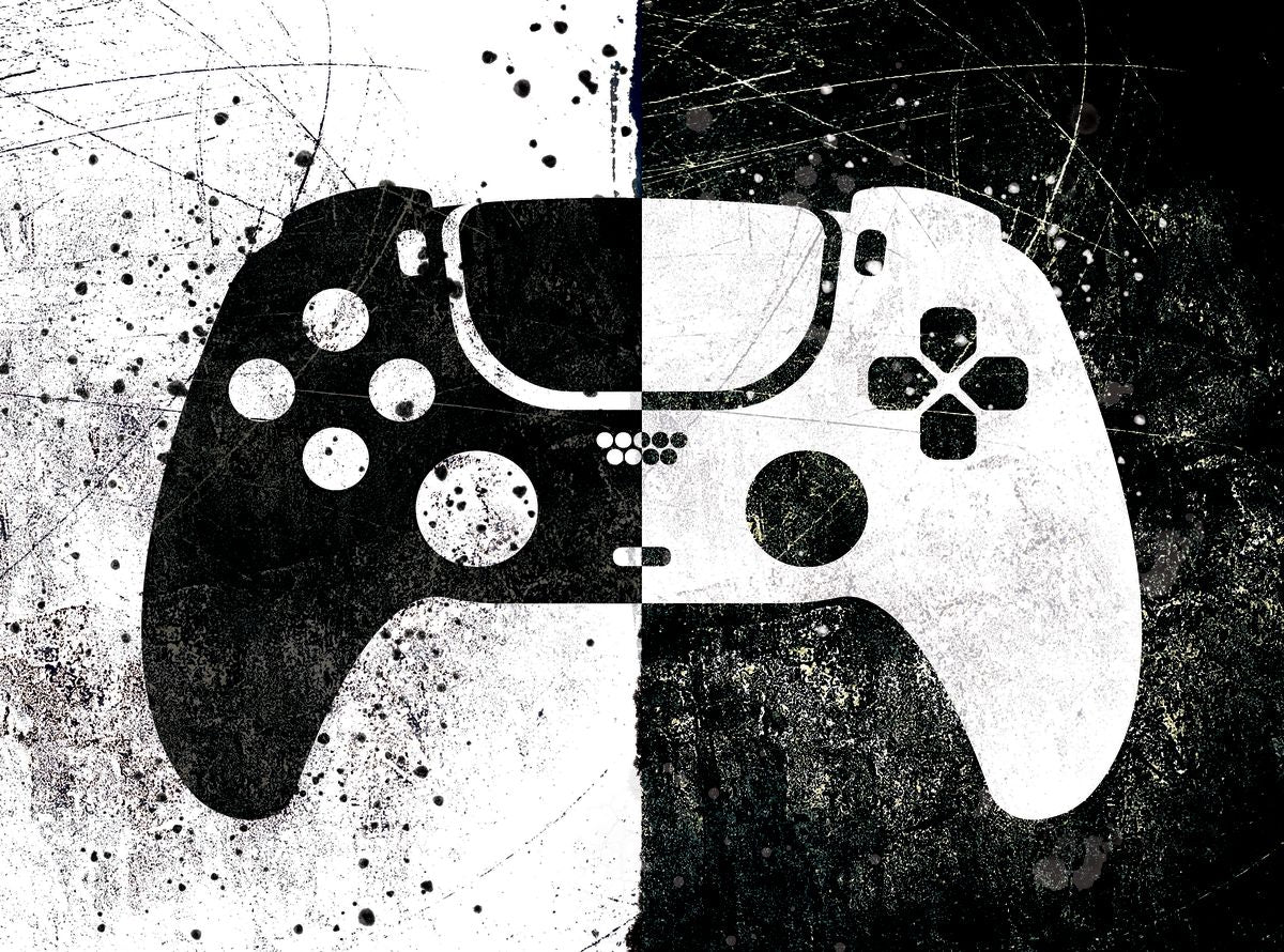 Grunge Game Controller