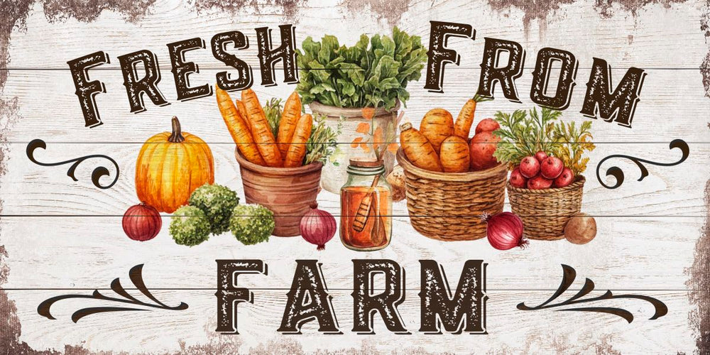 Fresh From Farm Sign